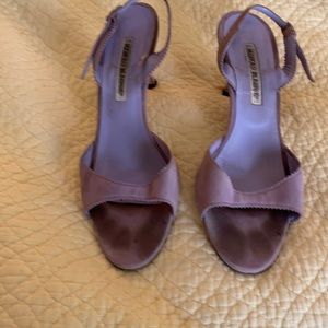 Lavender manolo sandals